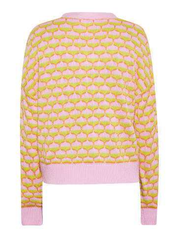 myMo Women Cardigan in Pink Limone Orange