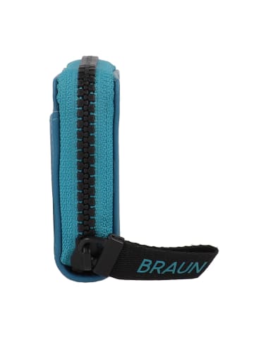 Braun Büffel Capri Geldbörse RFID Schutz Leder 11 cm in ocean
