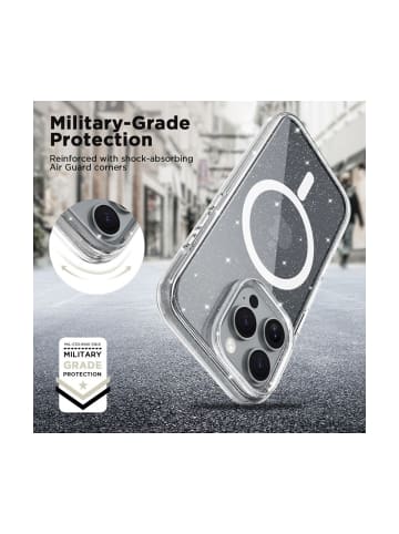 TechProtect TechProtect FlexAir Hybrid magnetisch Hülle iPhone 16 Pro Max in Transparent