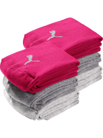 Puma Socks Sneaker-Socken 6 Paar in grau/pink