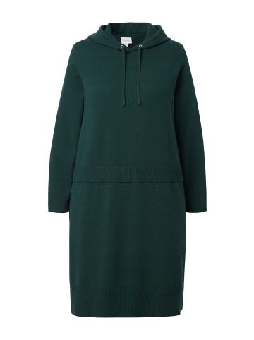 Ulla Popken Strickkleid in smaragdgrün