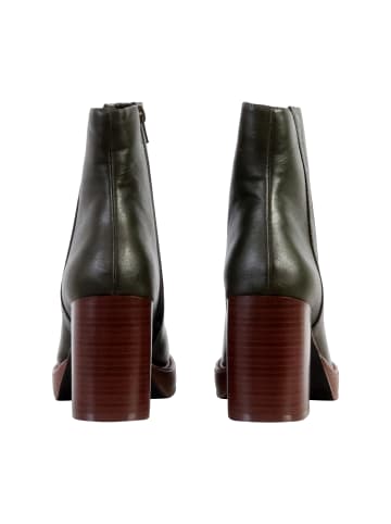 Divine Factory Stiefeletten mit Reißverschluss Grün
