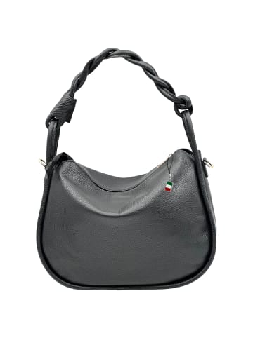 Florence Florence Handtasche Leder schwarz ca. 35cm