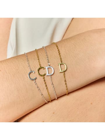 Luxenter bracelet with 18-K yellow gold finish - Alphabet