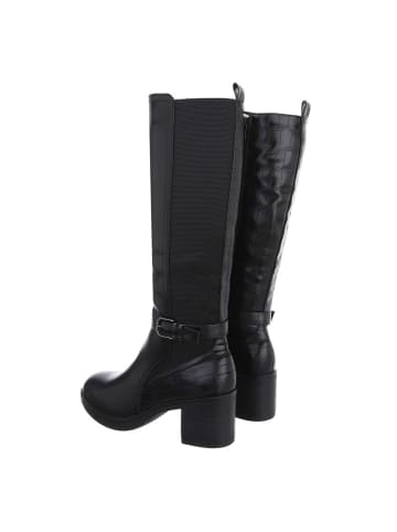 Ital-Design Stiefel in Schwarz