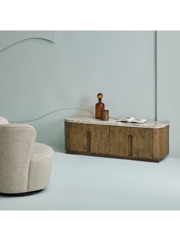 Signature TV-Schrank BUREN in Beige - (W) 146 x (H) 48 x (L) 42 cm
