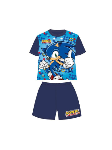 Sonic Kurzpyjama Kinder 8 Jahre – Schlafanzug Set