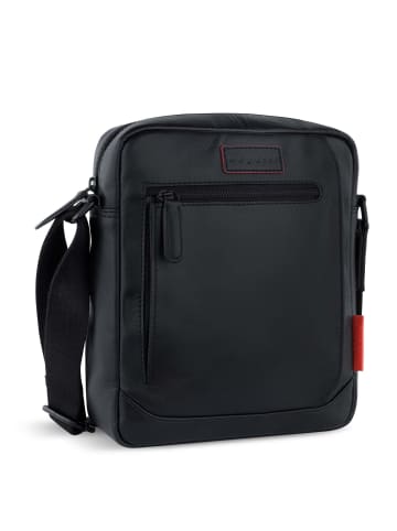 Bugatti Clark - Umhängetasche 25 cm (braun) in schwarz