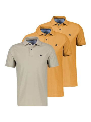 Lerros Poloshirt Basic in Beige / gelb