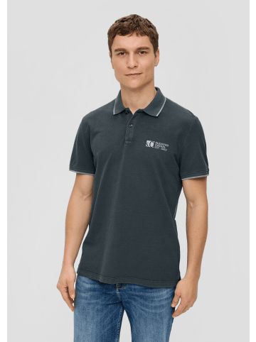 s.Oliver Polo-Shirt kurzarm in Grau