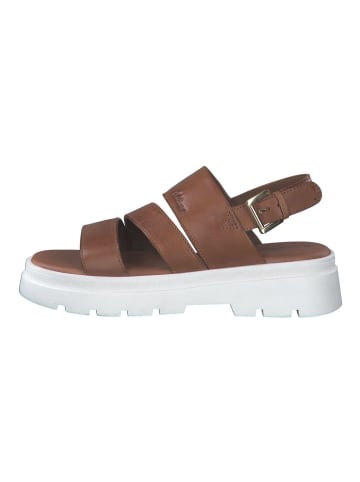 S.OLIVER RED LABEL Sandalen in Cognac