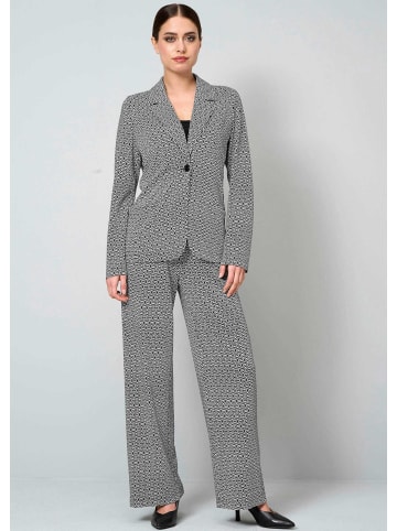 Alba Moda Blazer mit grafischem Print in schwarz