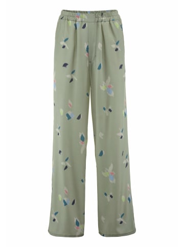 Hessnatur Hose Wide Leg Relaxed in seegras