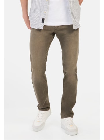 Camel Active Slim Fit Jeans aus Baumwolle in Braun