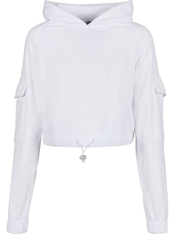 Urban Classics Urban Classics Damen Ladies Short Worker Hoody in white