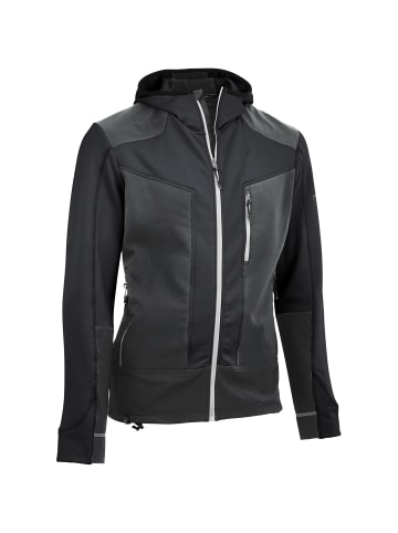 Maul Sport Stretchjacke Kanzelwand mit Kapuze in Schwarz