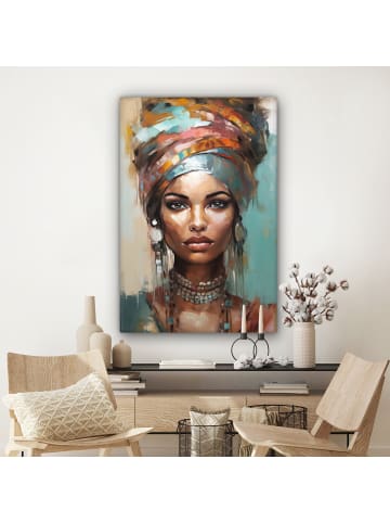 MuchoWow Poster mit Leiste Abstraktes Porträt (BxH)