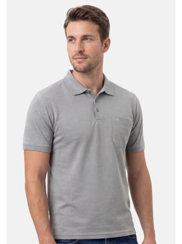 Ragman Poloshirt Basic in Grau / dunkelgrau