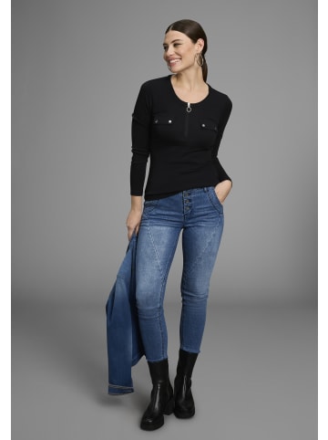 Bruno Banani Longsleeve in schwarz