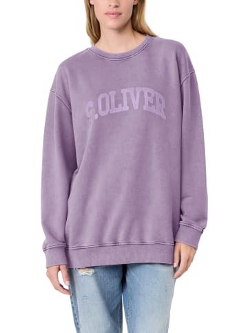 s.Oliver Sweatshirt Vintage Collection in flieder