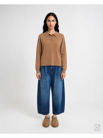 Smith&Soul Pullover mit Polokragen in Toffee