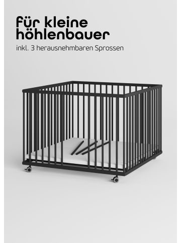 Sämann Sämann Laufgitter Sprossen, Lattenrost Matratze SleepPlus Black Edition Premium