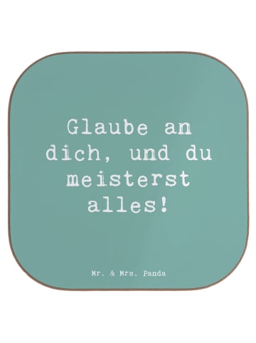 Mr. & Mrs. Panda Untersetzer Tasse Spruch Stolpersteine im Allta... in Meeresbrise