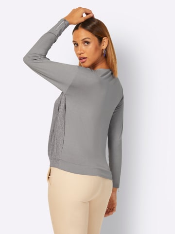 creation L Shirt in steingrau