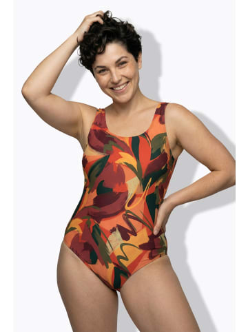 Ulla Popken Badeanzug in paprika