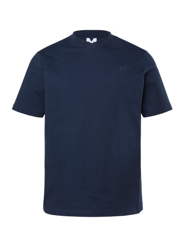 Men Plus Langer Schlafanzug in navy blau