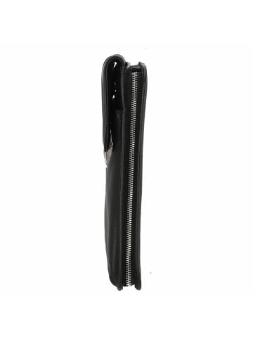 D&N Easy Business - Schreibmappe 27 cm Leder (schwarz) in schwarz