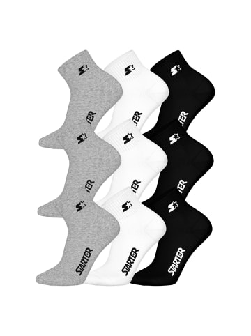 STARTER Socken 9er Pack in Weiß/Grau/Schwarz