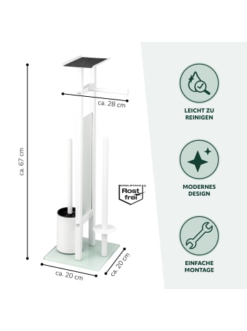 eluno Stand-WC-Garnitur 4in1 ca. 28 x 67 x 20 cm (B/H/T)