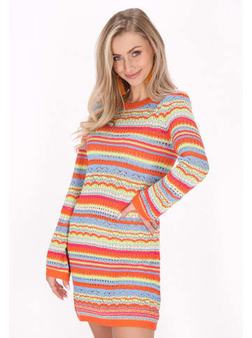 IZIA Women Dress in orange multicolor