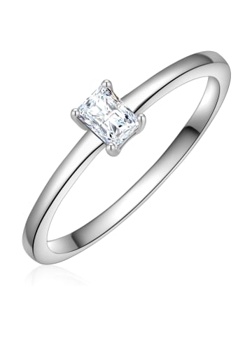 Trilani Ring aus Sterling Silber mit Zirkonia in silber