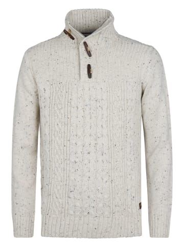 Petrol Industries Pullover mit Rippenstrick Hamilton in Weiß