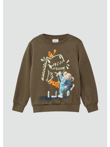 s.Oliver Sweatshirt in 8917_braun