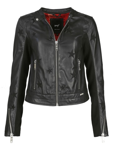 Maze Lederjacke Tecuala in schwarz