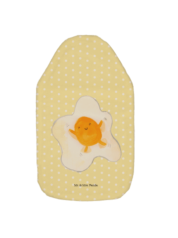 Mr. & Mrs. Panda Wärmflasche Spiegelei Ei ohne Spruch in Gelb Pastell