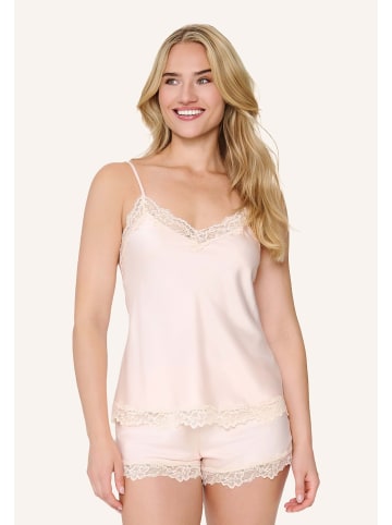 Linga Dore satin top & short DAILY in Apricot