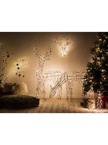 Beliani LED Deko NARUSKA in Schwarz - (W) 103 x (H) 70 x (L) 26 cm