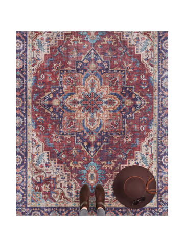 Nouristan Vintage Teppich Anthea Pflaumenrot