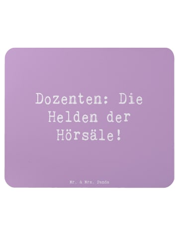 Mr. & Mrs. Panda Mouse Pad Spruch Dozenten Helden mit Spruch in Lavendeltraum