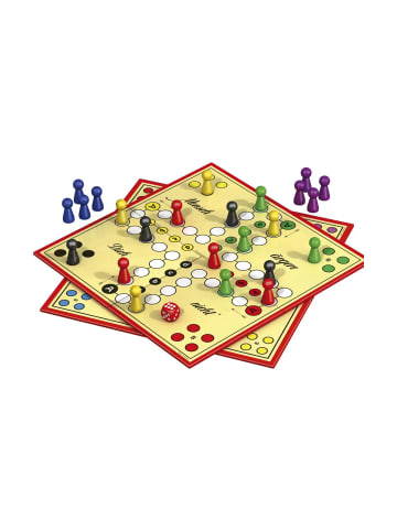 Schmidt Spiele Brettspiel Classic Line, Mensch ärgere Dich nicht in Metalldose, ab 6 Jahre