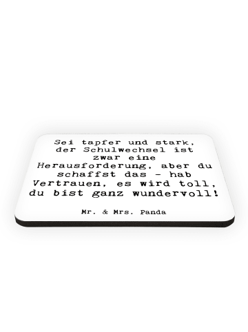 Mr. & Mrs. Panda magnet Spruch Einen Schulwechsel bewältigen mit... in Weiß