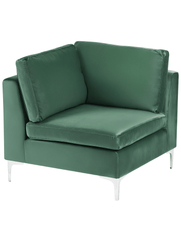 Beliani Sofaelement EVJA in Grün - (W) 85 x (H) 84 x (L) 85 cm