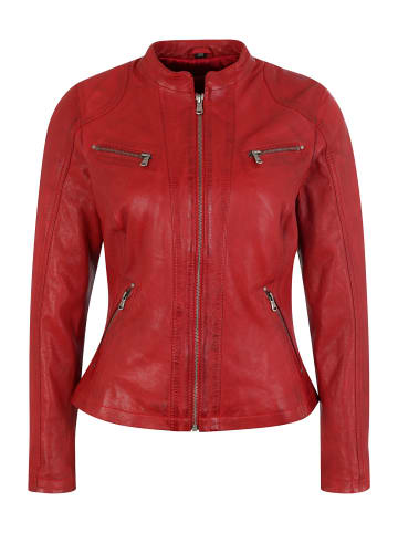 7eleven Lederjacke RUBY in red