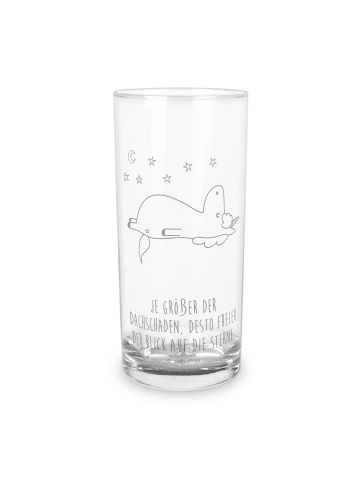 Mr. & Mrs. Panda Tumbler Einhorn Sternenhimmel mit Spruch in Transparent