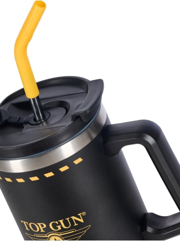 TOP GUN Thermobecher TG25008 in schwarz