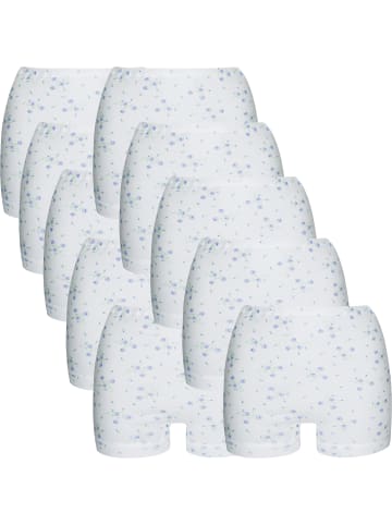 Con-ta Baumwolle, Feinripp Schlüpfer 10er-Pack in weiß
